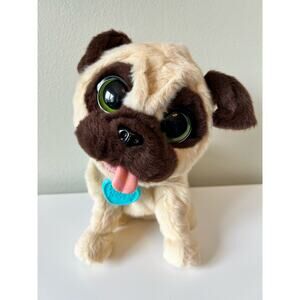 FurReal JJ Jumpn Pug Stuffed Animated Interactive Realistic Puppy Dog  Works